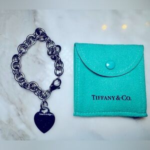 Tiffany & Co Heart Bracelet Sterling Silver